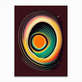 Wormhole 1 Vintage Sketch Space Canvas Print