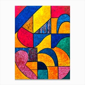 Geometric Abstract Painting Stampe su tela