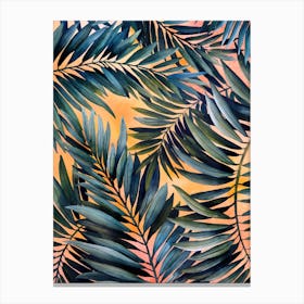 Tropical Leaves 3 Canvas Print
