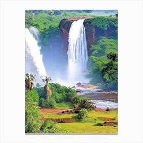 Murchison Falls, Uganda Majestic, Beautiful & Classic (2) Canvas Print