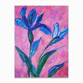 Blue Iris Canvas Print