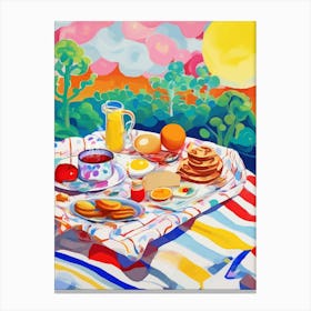 Breakfast Picnic Canvas Print