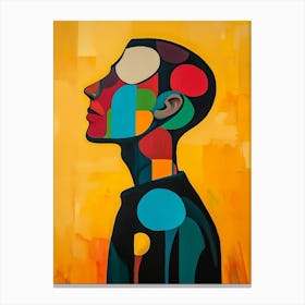 Man'S Head Canvas Print