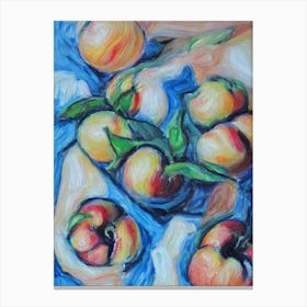 Nectarine 1 Classic Fruit Canvas Print