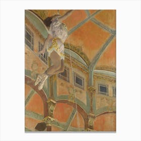 Miss La La At The Cirque Fern, Hilaire-Germain-Edgar Degas Canvas Print