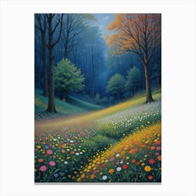 Flowering Meadow 1 Canvas Print