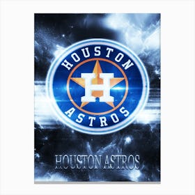 Houston Astros Poster Canvas Print