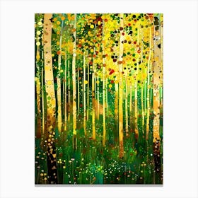 Birch Forest Canvas Print