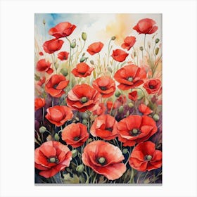 Poppies 3 Canvas Print