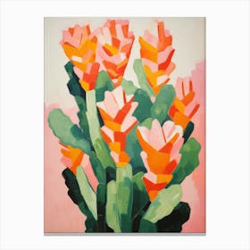 Cactus Painting Bunny Ear 2 Canvas Print