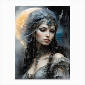 Gothic Beauty Canvas Print