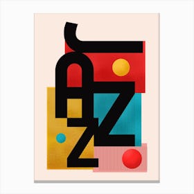 Jazz Poster Canvas Print
