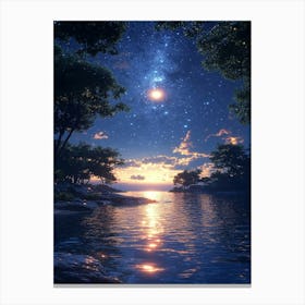 Night Sky 30 Canvas Print