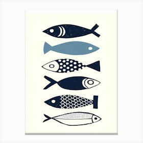 Fish Print Canvas Print