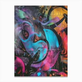 Graffiti Wall Canvas Print