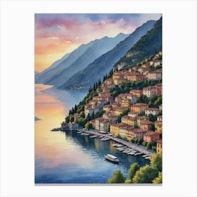 Lake Como Italy Canvas Print