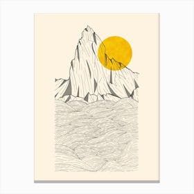 Sun Cliffs Canvas Print