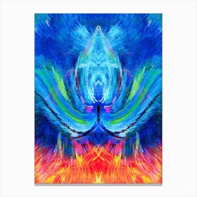 Psychedelic Abstract Painting 1 Canvas Print