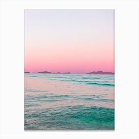 Tanjung Rhu Beach, Langkawi Island, Malaysia Pink Photography  Canvas Print