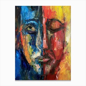Two Faces 9 Canvas Print
