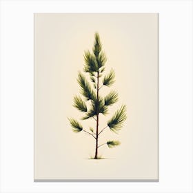 MInimal Pine Tree Canvas Print