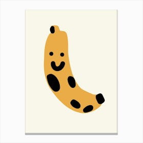 Happy Banana Art Print Illustration Canvas Print