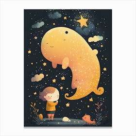 Starry Night Children's Canvas Print