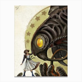 Bioshock Infinite Videogame Print Canvas Print