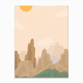 Desert Landscape 8 Canvas Print