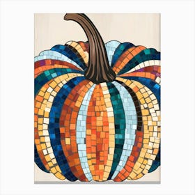 Mosaic Pumpkin Canvas Print