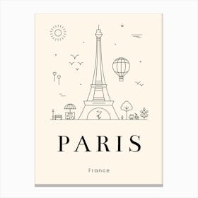 Paris France Canvas Print