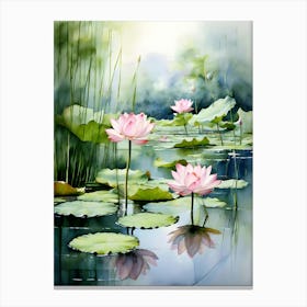 Water Lilies 3 Canvas Print