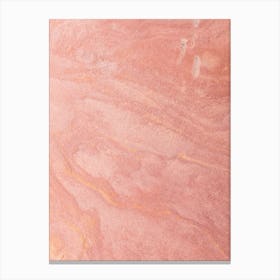 Pink Marble Texture Canvas Print