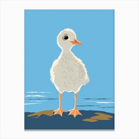 Baby Animal Illustration  Bird 3 Canvas Print