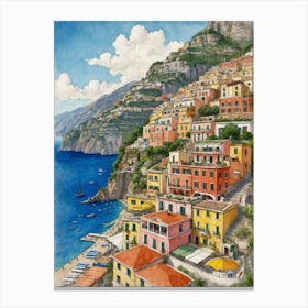 Positano Canvas Print