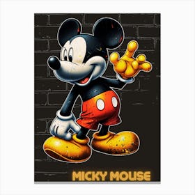 Mickey Mouse 2 Canvas Print