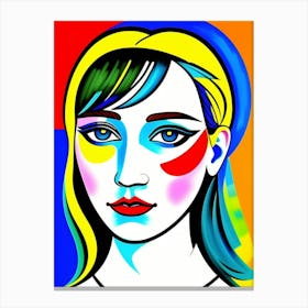 Portrait Of A Woman 7 Canvas Print