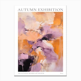 Autumn Exhibition Modern Abstract Poster 21 Canvas Print