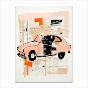 Car Style Abstract Canvas Print