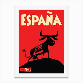 Fly Aeromundo Spain Canvas Print