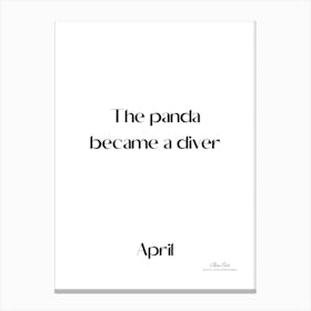 April, the month of jokes. The funny, the strange, an annual tradition.3 Canvas Print