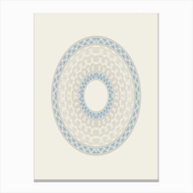 Circular Pattern Canvas Print