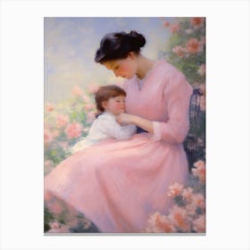 Pink Impression Canvas Print