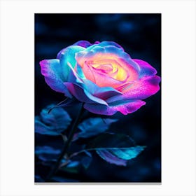 Rainbow Rose 2 Canvas Print