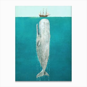 The Great White Whale Canvas Print