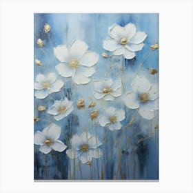 White Flowers Canvas Print