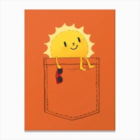 Sun In The Pocket Canvas Print