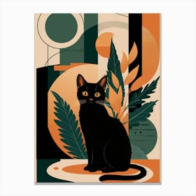 Black Cat Canvas Print