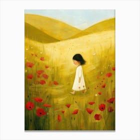 Poppy Field Canvas Print