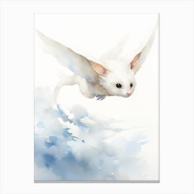 Light Watercolor Painting Of A Northern Glider 2 Canvas Print